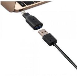 Adaptador, conectores usb-c y usb-a