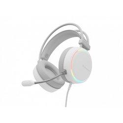 AURICULARES GAMING GENESIS NEON 613 2.0 RGB BLANCOS