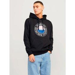 Sudadera Jack&Jones Cobin negro con capucha para hombre