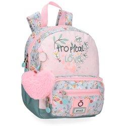 Enso Mochila Escolar Poliéster Tropical Love Multicolor