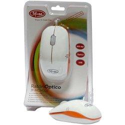 raton 3free optico mcm101 blanco naranja usb