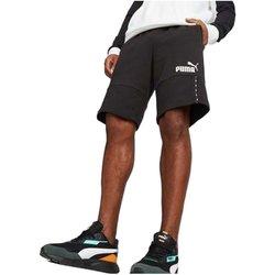 Pantalones puma essentials block tape hombre black