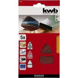 Juego de 5 Hojas de Lija KWB 496112