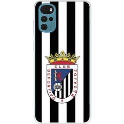 Funda para Motorola Moto G22 del Club Deportivo Badajoz Escudo Blanquinegro - Licencia Oficial Club Deportivo Badajoz