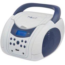 RADIO CD NEVIR NVR483UB BLUETOOTH BLANCO AZUL