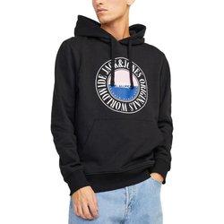 Sudadera Jack&Jones Cobin negro con capucha para hombre