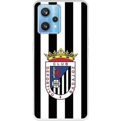 Funda para Realme 9 Pro+ del Club Deportivo Badajoz Escudo Blanquinegro - Licencia Oficial Club Deportivo Badajoz