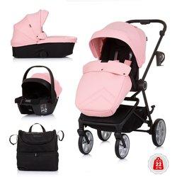 Carrito de Bebé Trio LINEA hasta 22 Kg de CHIPOLINO Flamingo