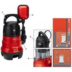 EINHELL Gh Dp 3730 Electrobomba Sumergible para Agua Oscura 370 Vatios