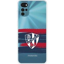 Funda Para Motorola Moto G22 Del Sd Huesca Rayas Transparente - Licencia Oficial Sd Huesca