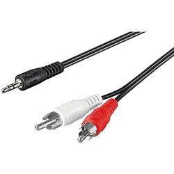 Cable JACK 3,5 ST Macho A 2RCA Macho 1,5m