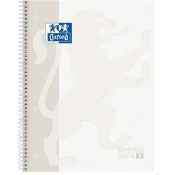 OXFORD Libreta Cuadriculado de Oxford, Cuadernos A4, con Hojas Cuadrícula 5x5, Tapa Extradura, Papel de 90g de Gramaje, 80 Hojas Microperforadas, Libretas con Puntos de Corte en Folio, Colores Intensos, Pastel, Llamativo, Fluorescente, Normal.