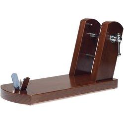 Jamonero profesional de doble Torre, soporte para Jamon modelo Rioja, Jamonero de madera de pino estable, Ideal para jamón ibérico de cebo negro y pata de bellotas, 5J y José