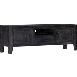 Mueble para la televisión VIDAXL Negro Madera (118x30x40 cm)