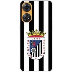 Funda para Oppo Reno 8T del Club Deportivo Badajoz Escudo Blanquinegro  - Licencia Oficial Club Deportivo Badajoz