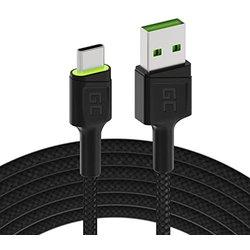 Cable Usb-C GREEN CELL Negro