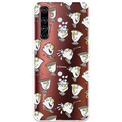 Funda para Realme X50 Pro Oficial de Disney Chip Potts Siluetas - La Bella y la Bestia