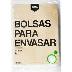 Pack de 50 bolsas para envasar al vacío 30x40 cm originales de ELMA, complemento necesario para las envasadoras