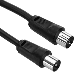 Goobay Cable Coaxial Antena 20m Negro