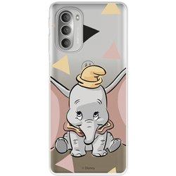 Funda para Motorola Moto G51 5G Oficial de Disney Dumbo Silueta Transparente - Dumbo