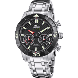 Reloj Hombre LOTUS 18810/2 Negro Plateado