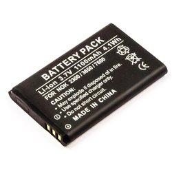 MicroBattery MBMOBILE1048 iones de litio 1100mAh 3