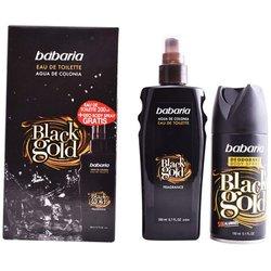 BABARIA BLACK GOLD AGUA DE COLONIA SPRAY 200 ml + DEO SPRAY 150 ML