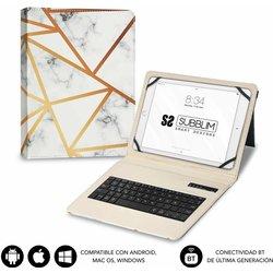 Funda com Teclado SUBBLIM Keytab Pro BT 11 Blanco