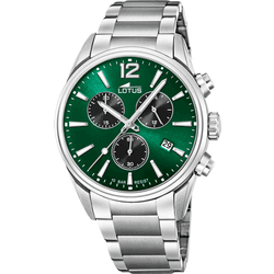 Reloj Hombre Lotus 18690/4 Verde Plateado