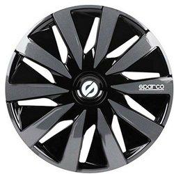 Tapacubos Sparco Lazio Negro/Gris 14" (4 uds)