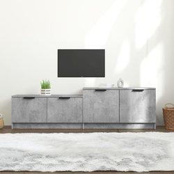 Soporte para TV Gris Cemento 158,5x36x45 cm madera multicapa