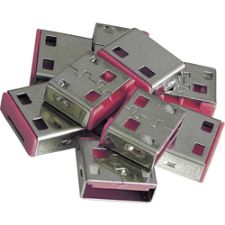 10 usb port locks pink no key