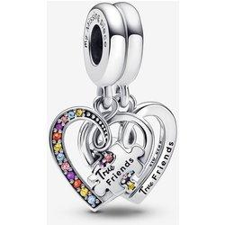 Charm Colgante Divisible Puzzle Corazones de la Amistad