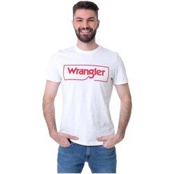 Camiseta Wrangler Frame Logo Tee White