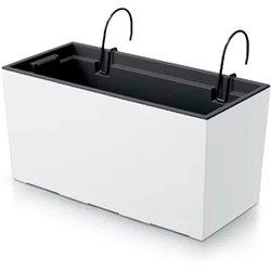 Maceta urbi case w , dimensiones (mm) 395x185x195, color blanco