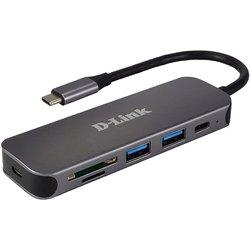 Hub USB D-Link DUB-2325 Gris