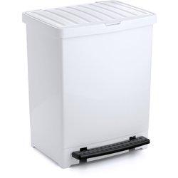 Cubo Pedal Blanco 25L. Tatay