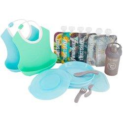 Twistshake Pack Tableware Bundle Boy Baberos Azul