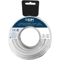 ROLO DE CABO REDONDO 3x1,5mm BRANCO 25m