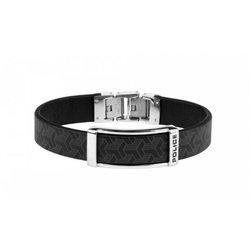 Pulsera POLICE Negro (Cuero - 200 mm)