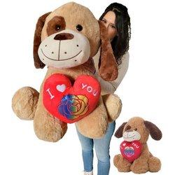 Peluche Amour Corazón Perro