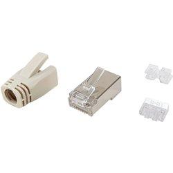 Kit 100 Uds Conectores Rj45 Equip Categoria 6A Stp