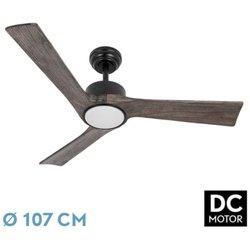 Akunadecor - Ventilador De Techo Metal Negro Orinoco