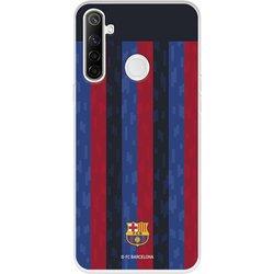 Funda para Realme 6i del FC Barcelona Fondo Rayas Verticales  - Licencia Oficial FC Barcelona