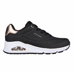 Zapatilla Skechers W Uno Shimmer Away BLK