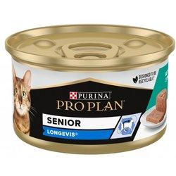 Pro Plan Senior 7+ Longevis Atún Lata Gatos 24 X 85 Gr