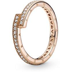 Pandora Pandora Rose Anillo en Pandora Rose Superpuesto Brillante 189491C01 , para Mujer