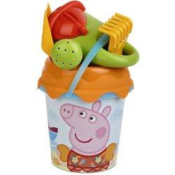 Cubo de Playa de Peppa Pig con Regador