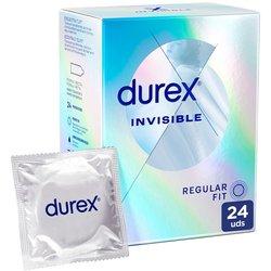 Durex - Preservativos Invisible para Mayor Sensación Packs 12-24-48 condones para un sexo seguro