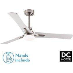 Akunadecor - Ventilador De Techo Metal Niquel Coro